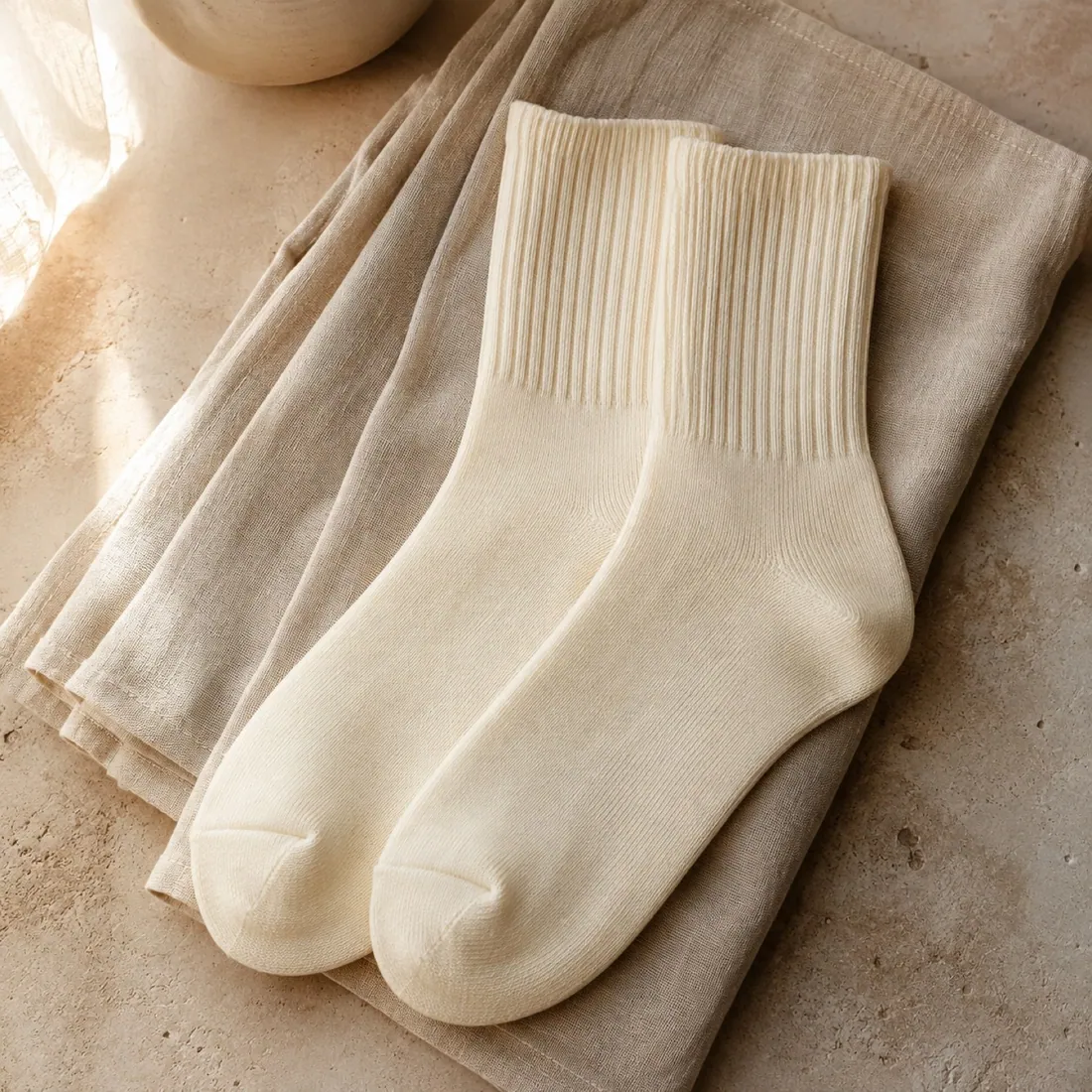 Sancia spark fleck sock in buttercream