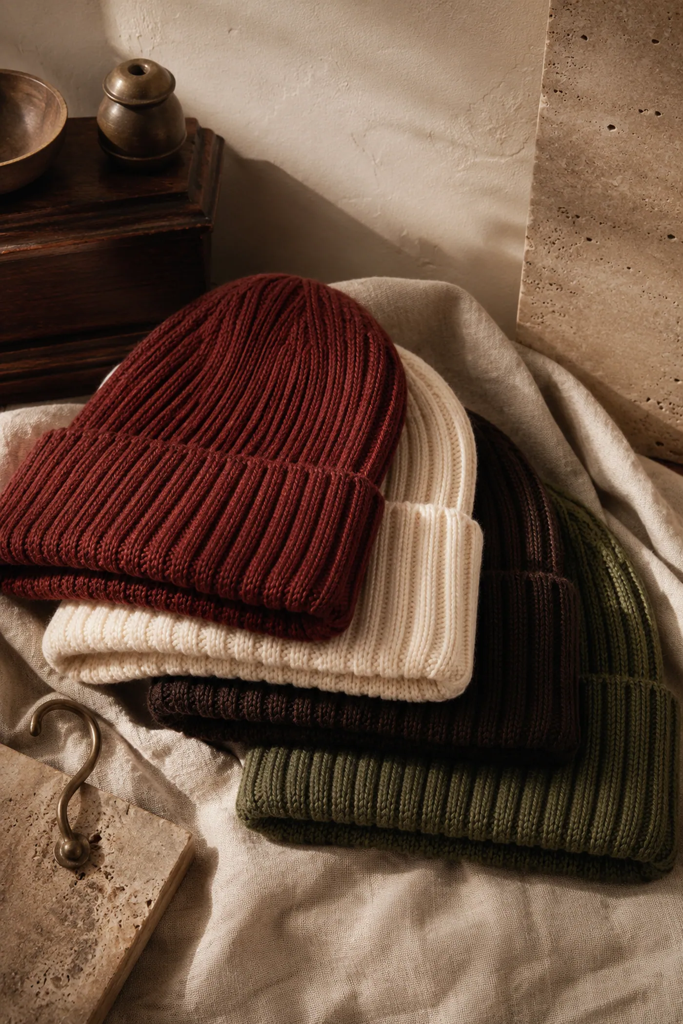 Knit Caps from the UNICI accessories edit